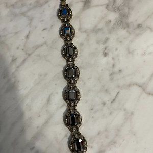 Heidi Daus - black onyx and diamond crystal bracelet